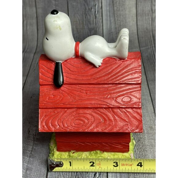 Vintage UFS Peanuts Snoopy Doghouse Bank Collectible - Picture 10 of 12
